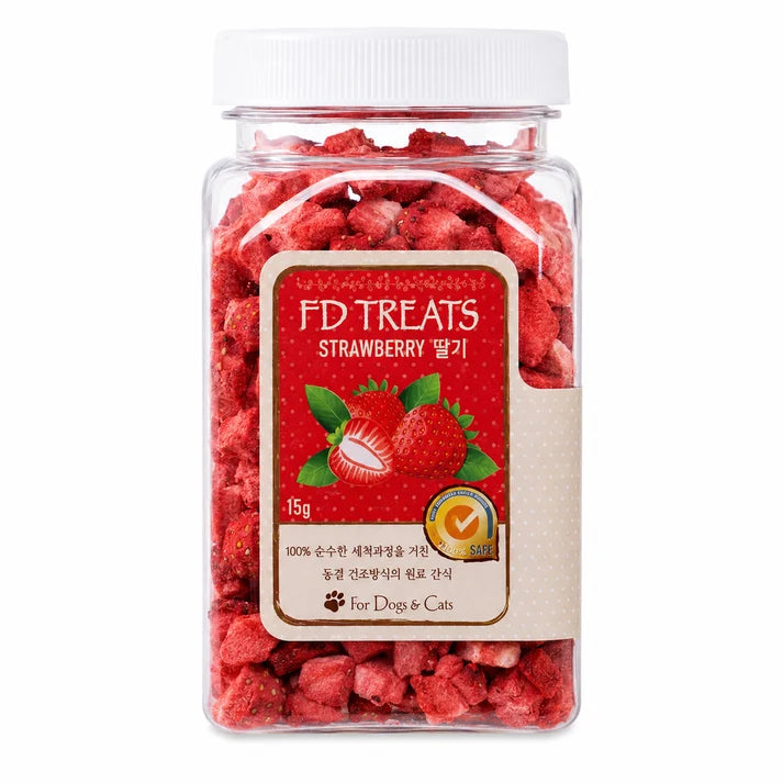FD Treats Freeze Dried Pet Treats - Strawberry 15g