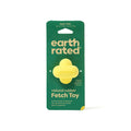 Earth Rated yellow natural rubber fetch ball, small