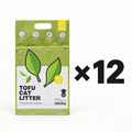 Michu Tofu Cat Litter – 12 Bag (green tea)