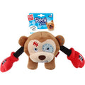 GIGwi Rock Zoo King Monkey Boxer Plush Dog Toy