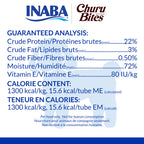 INABA DOG CHURU BITES CHICKEN WRAPS WITH TUNA 96G 6PK