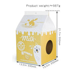 ZODIAC Cat Scratcher-Milk Box Yellow