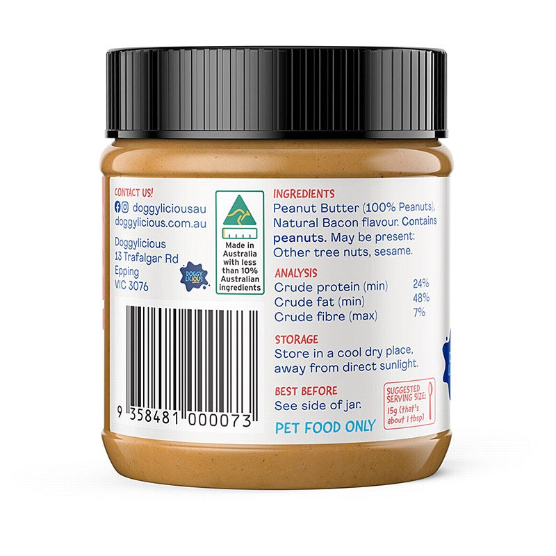 Doggylicious DOGGY BUTTER Barkin Bacon 250g