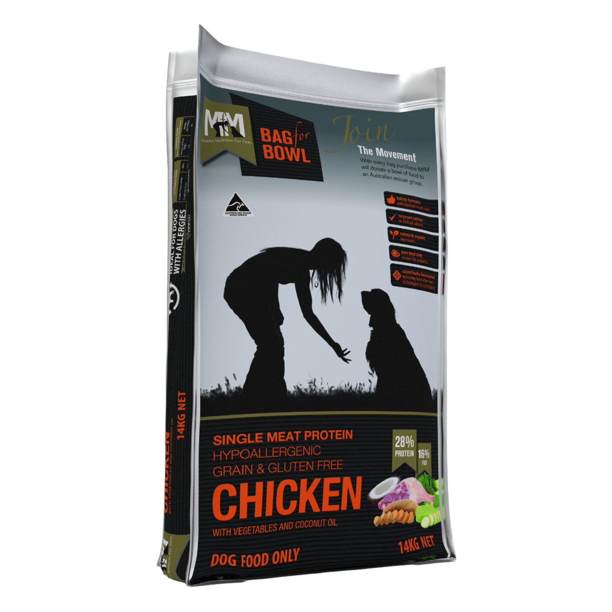 Meals For Mutts Grain Free Chicken Dry Dog Food 2.5kg