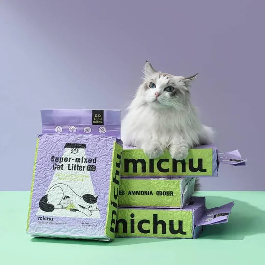 Michu 10 In Premium Mixed Tofu Cat Litter 2.5kg