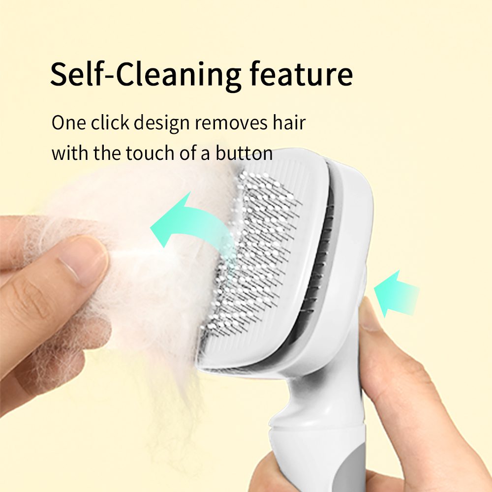Pakeway T10 Self Slicker Pet Grooming Brush -18*9.6*5.4 Cm