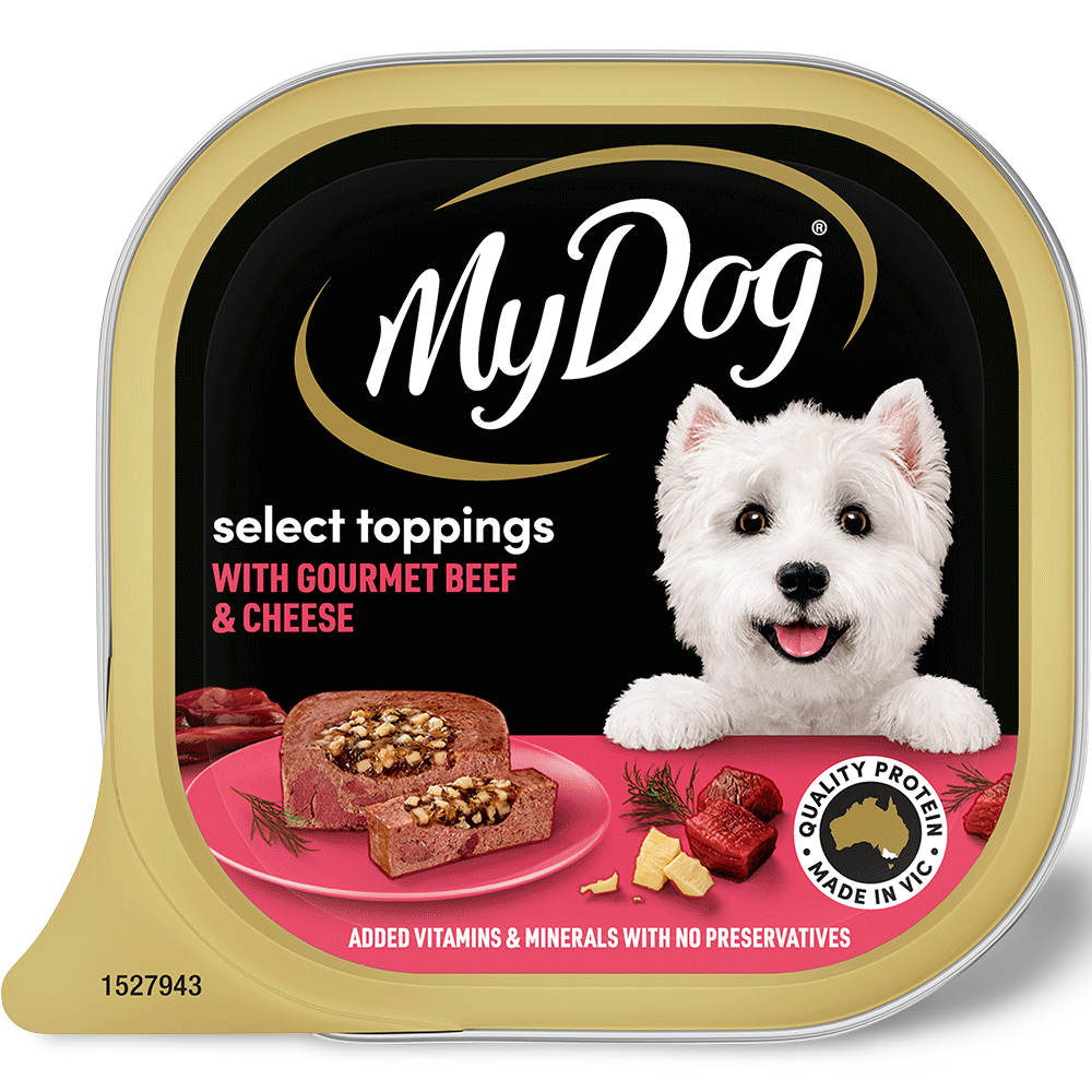 MY DOG WET PRIME BEEF WITH CHEESE 100G 12PK