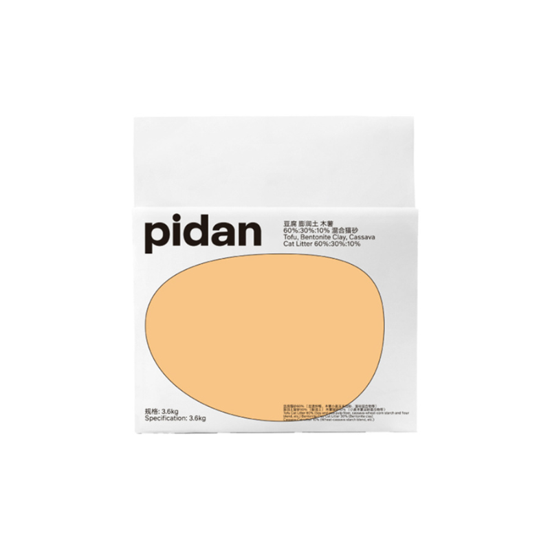 PIDAN Composite Cat Litter - 7L/3.6Kg New (Original Tofu+Bentonite+Cassava)