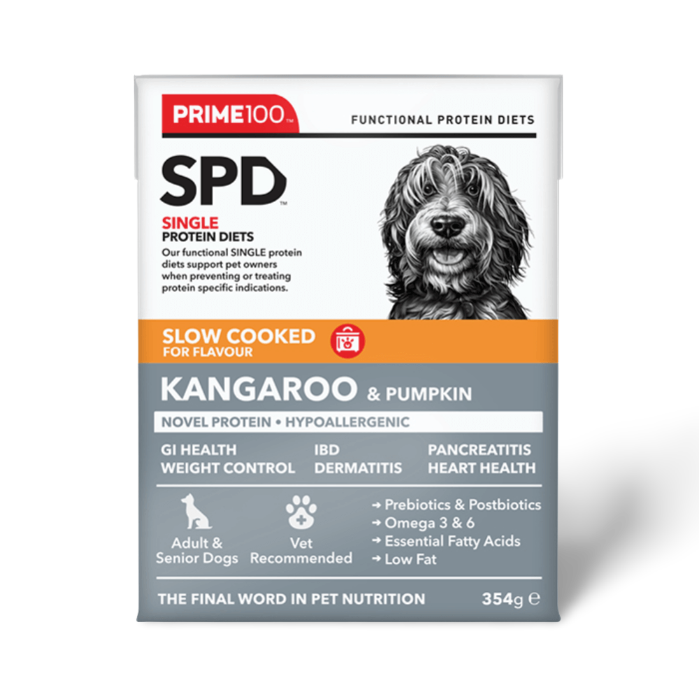 Prime100 SPD SLOW COOKED KANGAROO & PUMPKIN 354G