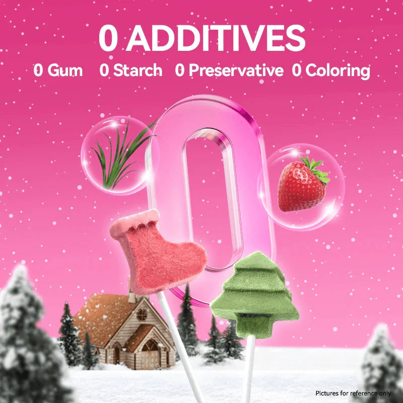 RANOVA Dog and Cat Treats Freeze Dried Lollipop Christmas Limited Edition 10pcs