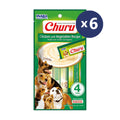 INABA DOG CHURU PUREE 4P CHICKEN VEG 56G 6PK
