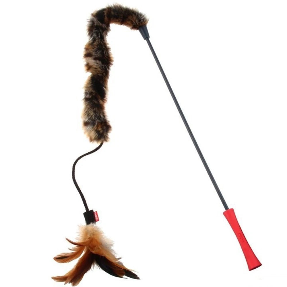 GIGwi Cat Wand Teaser Plush Tail