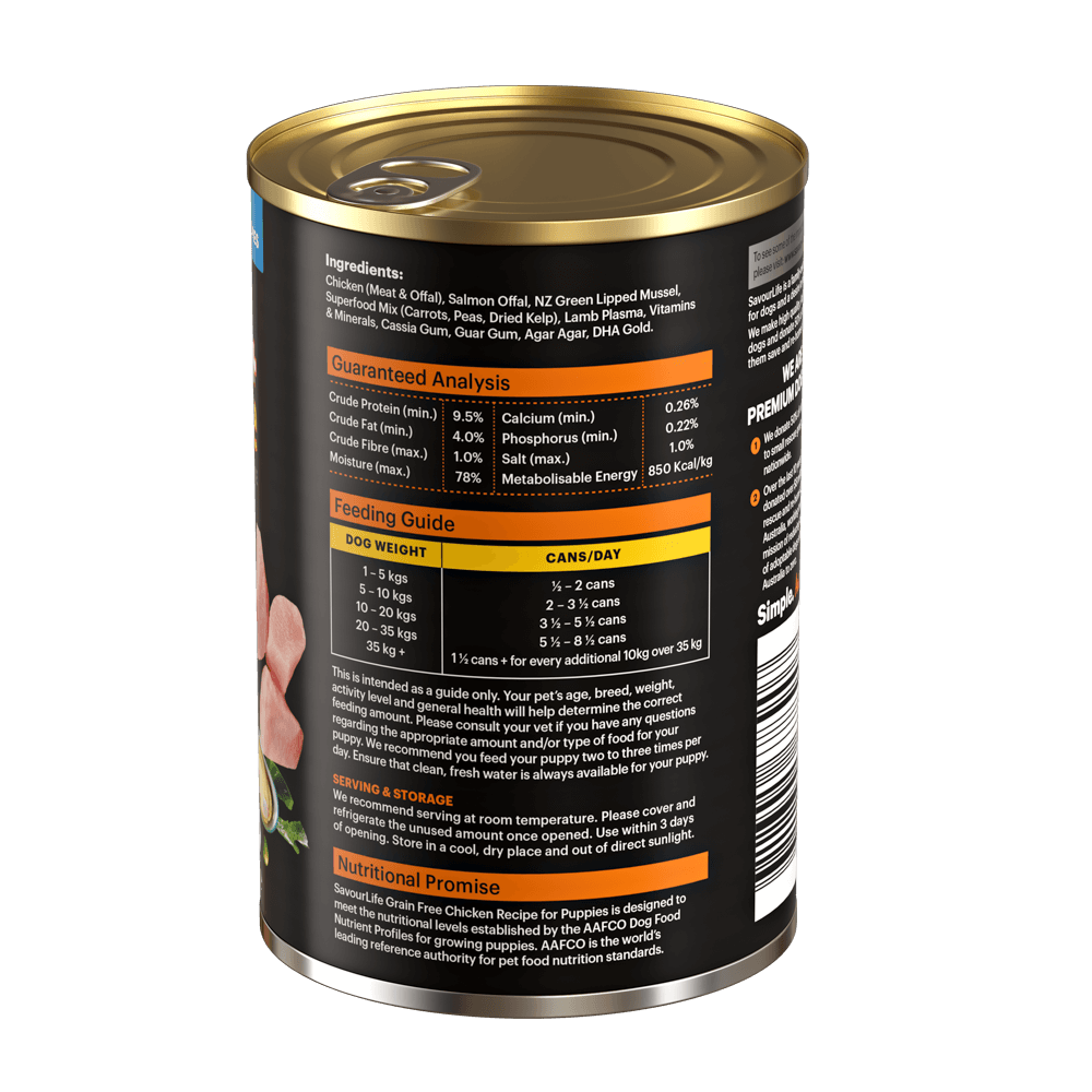 SavourLife Grain Free Puppy Chicken 375g