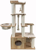 Petsbelle Solid Wood Cat Tree