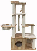Petsbelle Solid Wood Cat Tree
