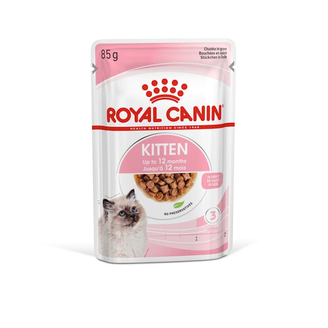 Royal Canin Kitten Wet Food in Gravy 12 x 85g