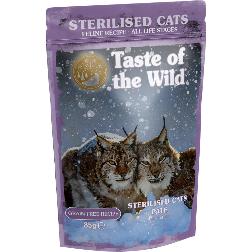 Taste of wild ALS Indoor/ Sterilised Cat Chicken Pate Pouch 85g