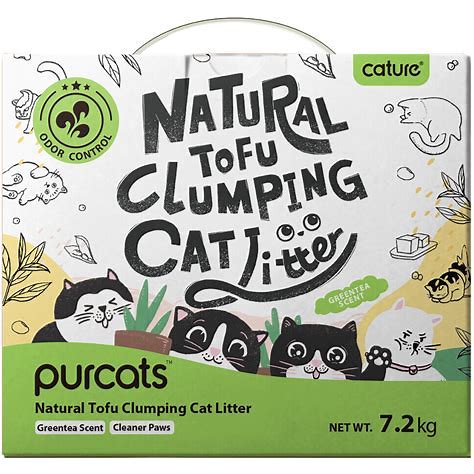 CATURE Green Tea Tofu Clumping Cat Litter 18L/7.2kg