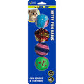 Petsport Kitty Fun Balls assorted card of 4