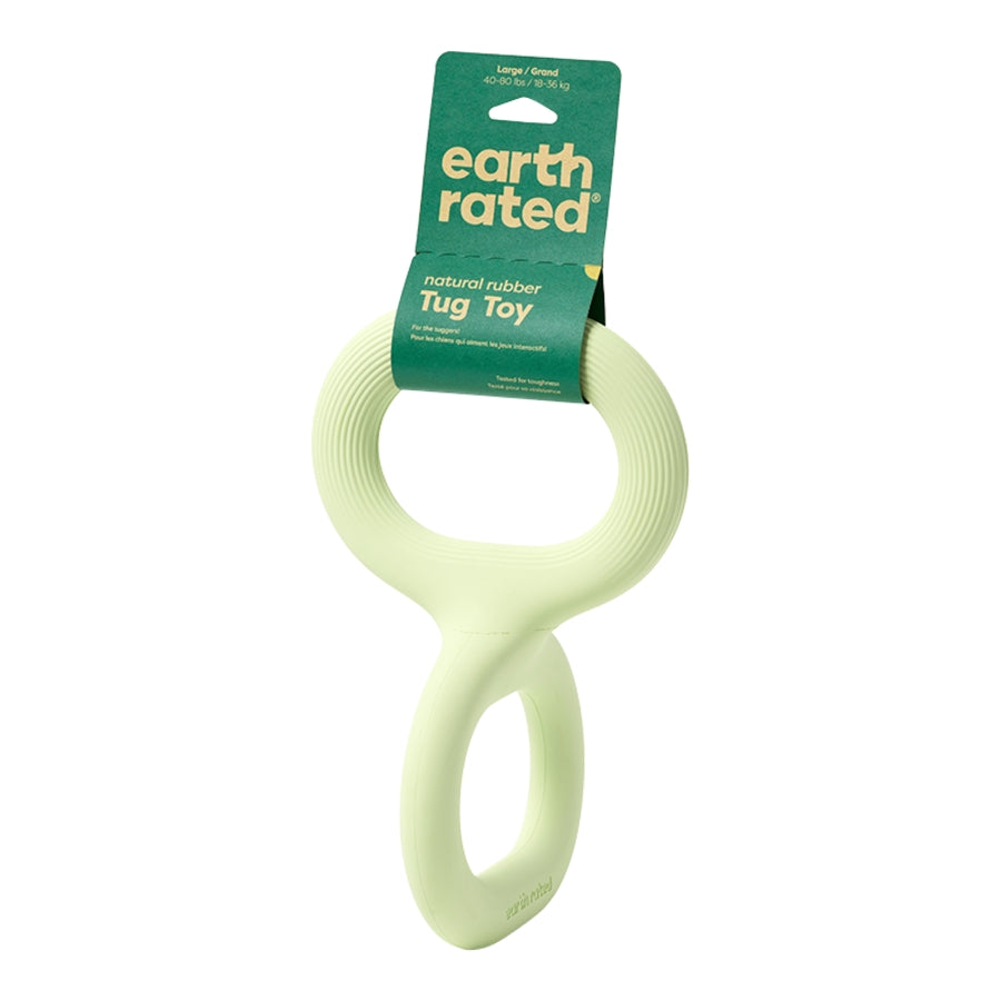 Earth Rated rubber tug toy, large