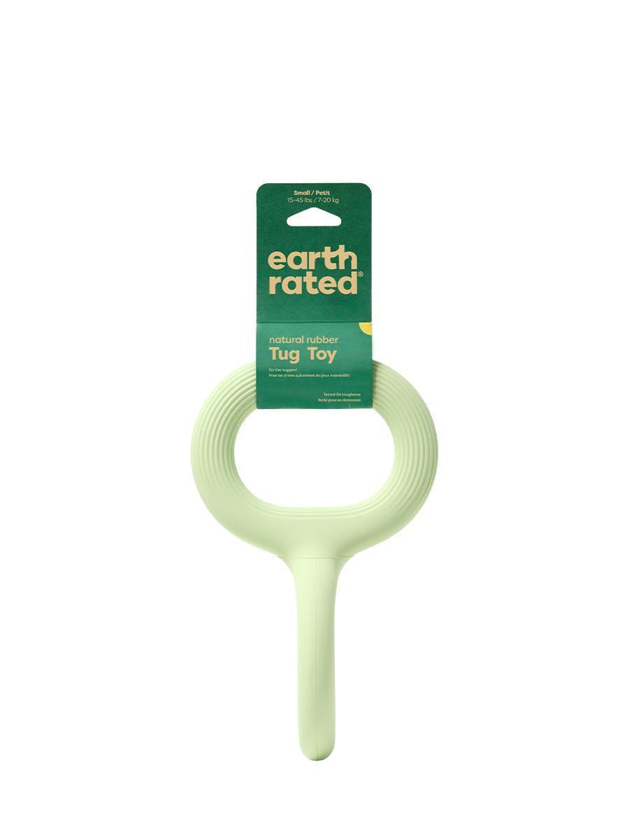 Earth Rated rubber tug toy, small