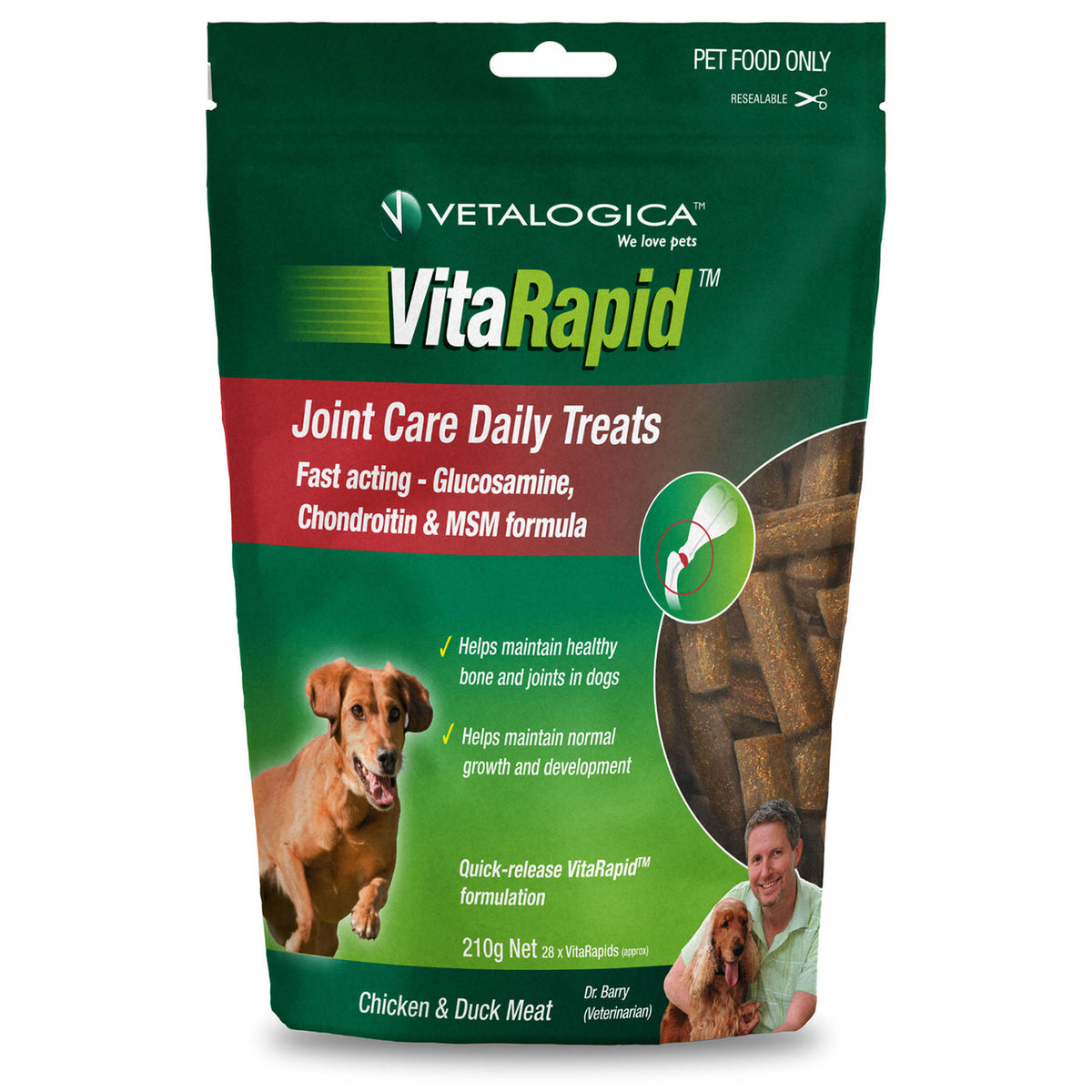 VitaRapid® Joint Care Daily Treats For Dogs - 210g