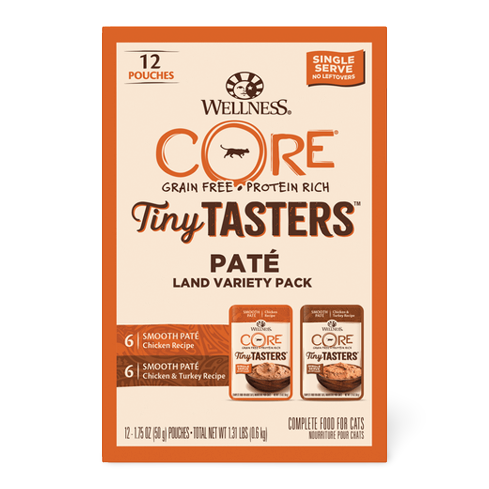Wellness  CORE Tiny Tasters Poultry Variety Pack Adult Wet Cat Food Pouch