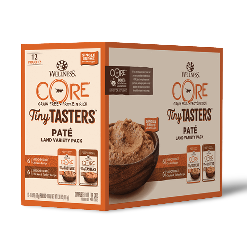Wellness  CORE Tiny Tasters Poultry Variety Pack Adult Wet Cat Food Pouch