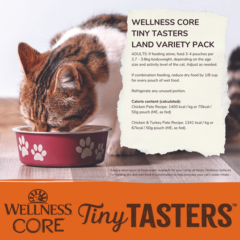 Wellness  CORE Tiny Tasters Seafood Variety Pack Adult Wet Cat Food Pouch