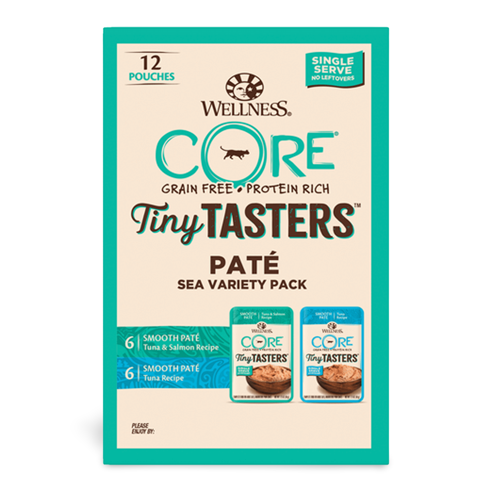 Wellness  CORE Tiny Tasters Seafood Variety Pack Adult Wet Cat Food Pouch