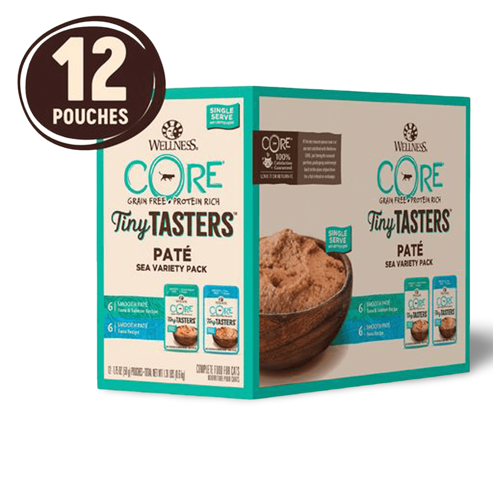 Wellness  CORE Tiny Tasters Seafood Variety Pack Adult Wet Cat Food Pouch